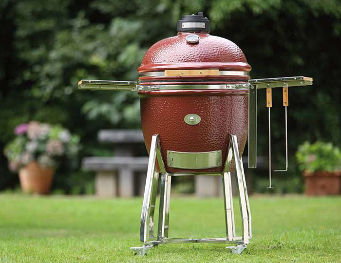 Keramički roštilj Monolith Le Chef Pro Red na kolicima