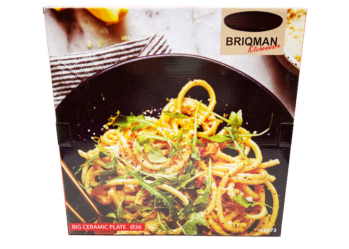 Briqman keramički veliki tanjir prečnika 36 cm  Grill Centr