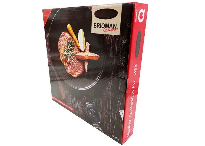 Briqman keramički veliki tanjir prečnika 33 cm Grill Centr