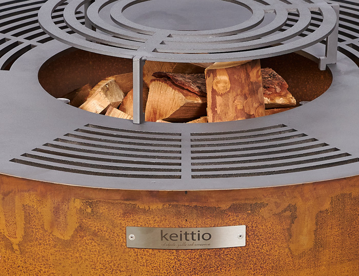 Roštilj ognjište na drva Keittio Sphera D100