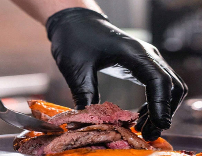 Briqman crne nitril rukavice za roštilj XL Grill Centr