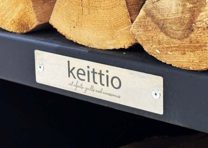 Roštilj  ognjište na drva Keittio Grill Bar Black 100 Grill Centr