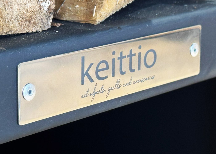 Roštilj  ognjište na drva Keittio Grill Bar Black 100 Grill Centr