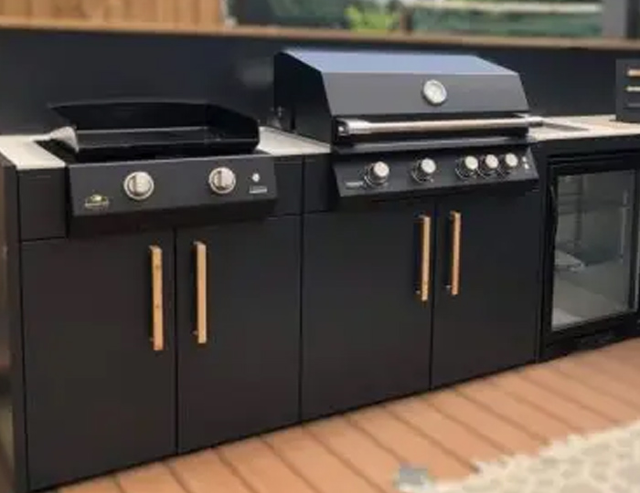 BBQ Kuhinja Brabura Kitchen U Black 1200.6