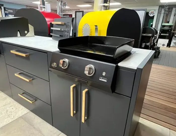 BBQ Kuhinja Brabura Kitchen U Black 1200.6