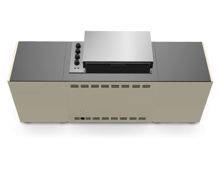 BBQ Kuhinja Brabura Kitchen Line Base White 300.1