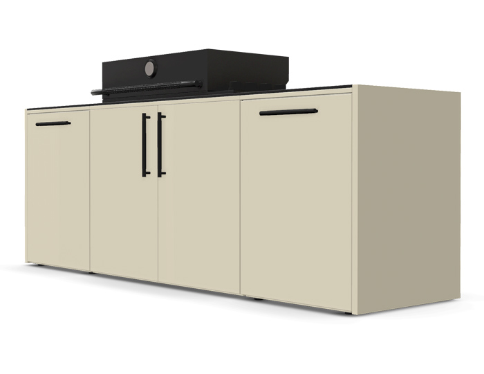 BBQ Kuhinja Brabura Kitchen Line Base White 300.1