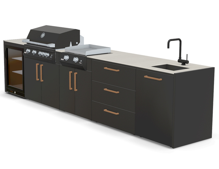 BBQ Kuhinja Brabura Line Base Black 500.4