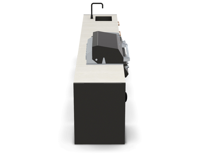 BBQ Kuhinja Brabura Line Base Black 500.4