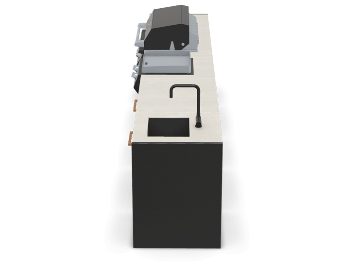 BBQ Kuhinja Brabura Line Base Black 500.4