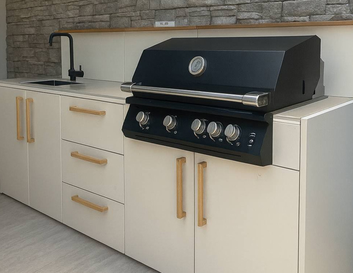 BBQ Kuhinja Brabura Corner White 900.5