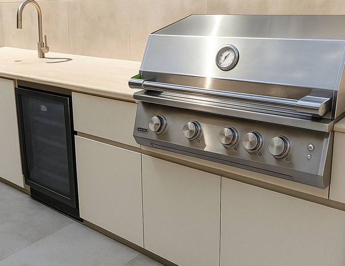 BBQ Kuhinja Brabura Corner White 900.5