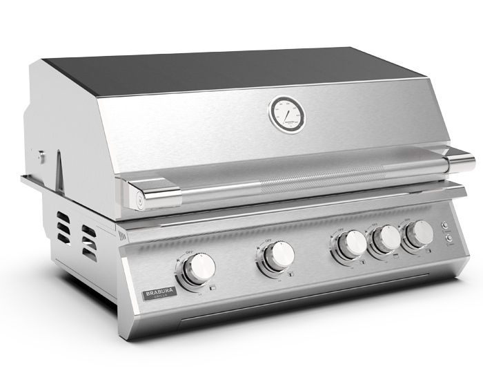 Plinski roštilj za ugrađivanje Brabura Fusion 400 RS Grill Centr
