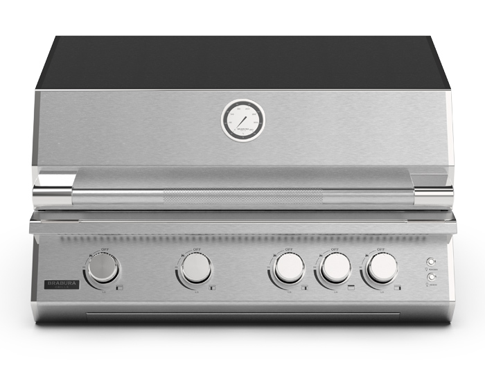Plinski roštilj za ugrađivanje Brabura Fusion 400 RS Grill Centr