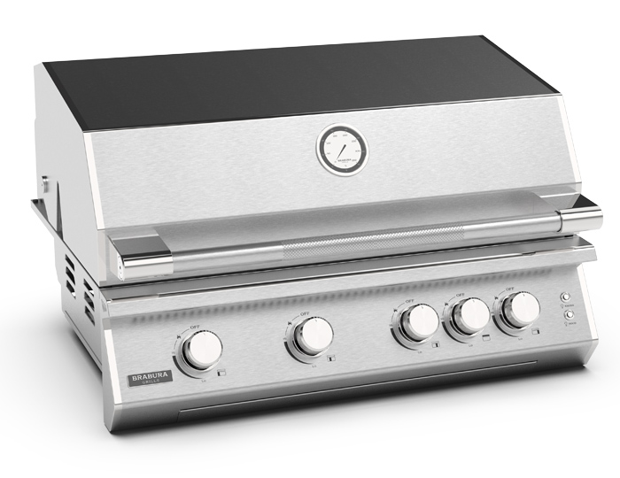 Plinski roštilj za ugrađivanje Brabura Fusion 400 RS Grill Centr