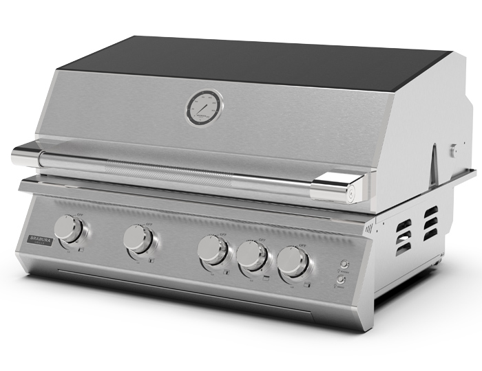 Plinski roštilj za ugrađivanje Brabura Fusion 400 RS Grill Centr