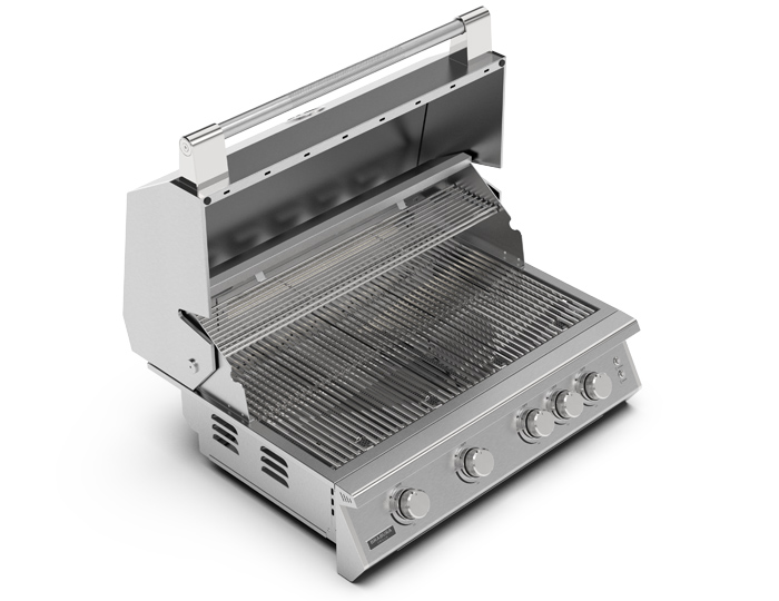 Plinski roštilj za ugrađivanje Brabura Fusion 400 RS Grill Centr