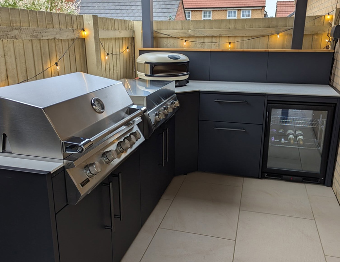 Plinski roštilj za ugrađivanje Brabura Fusion 400 RS Grill Centr