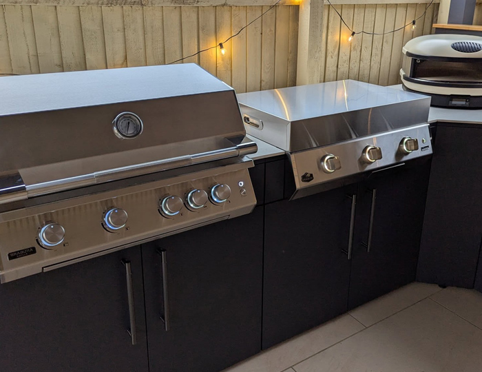 Plinski roštilj za ugrađivanje Brabura Fusion 400 RS Grill Centr