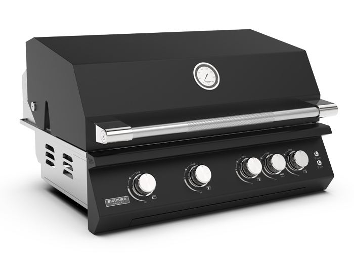 Plinski roštilj za ugrađivanje Brabura Fusion 400 RM Grill Centr