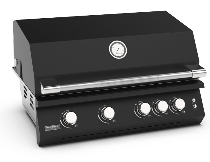 Plinski roštilj za ugrađivanje Brabura Fusion 400 RM Grill Centr