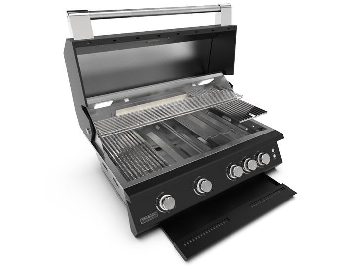 Plinski roštilj za ugrađivanje Brabura Fusion 400 RM Grill Centr