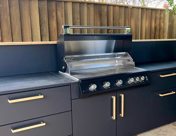 Plinski roštilj za ugrađivanje Brabura Fusion 400 RM Grill Centr